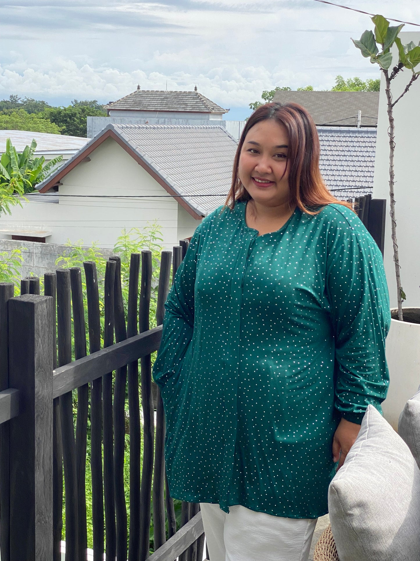 Kaos Jumbo Green Blink