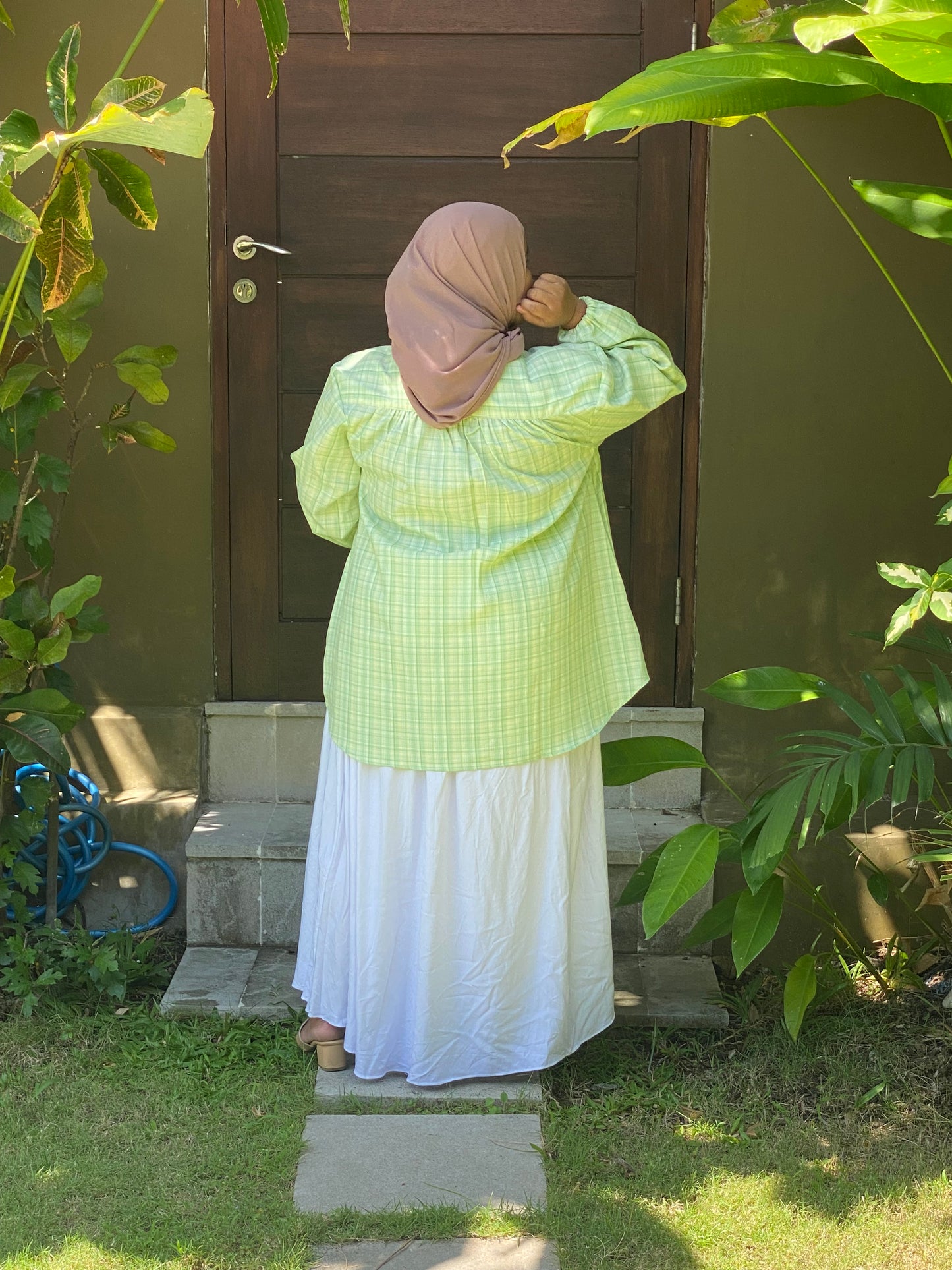 Kemeja Jumbo Korean Twill Hijau