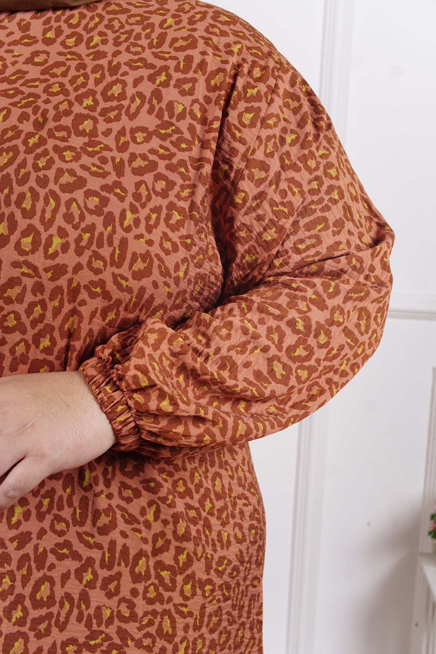 Yomi Official | Gamis Zahira | Leopard Pattern