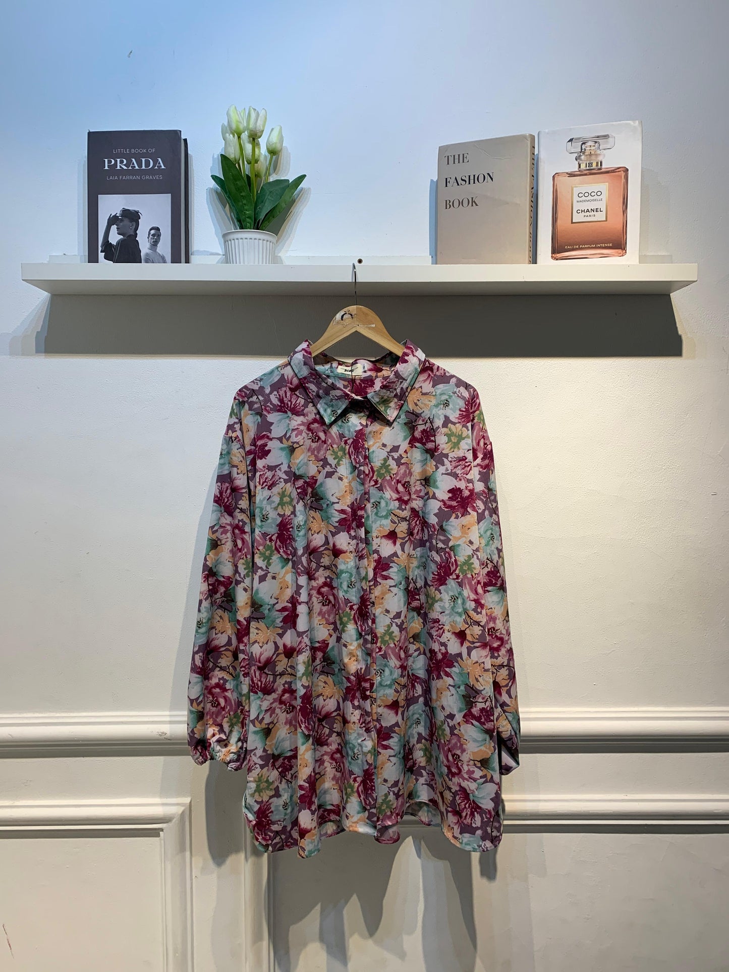 Yomi Official - Kemeja Vellena | Bunga Ocean