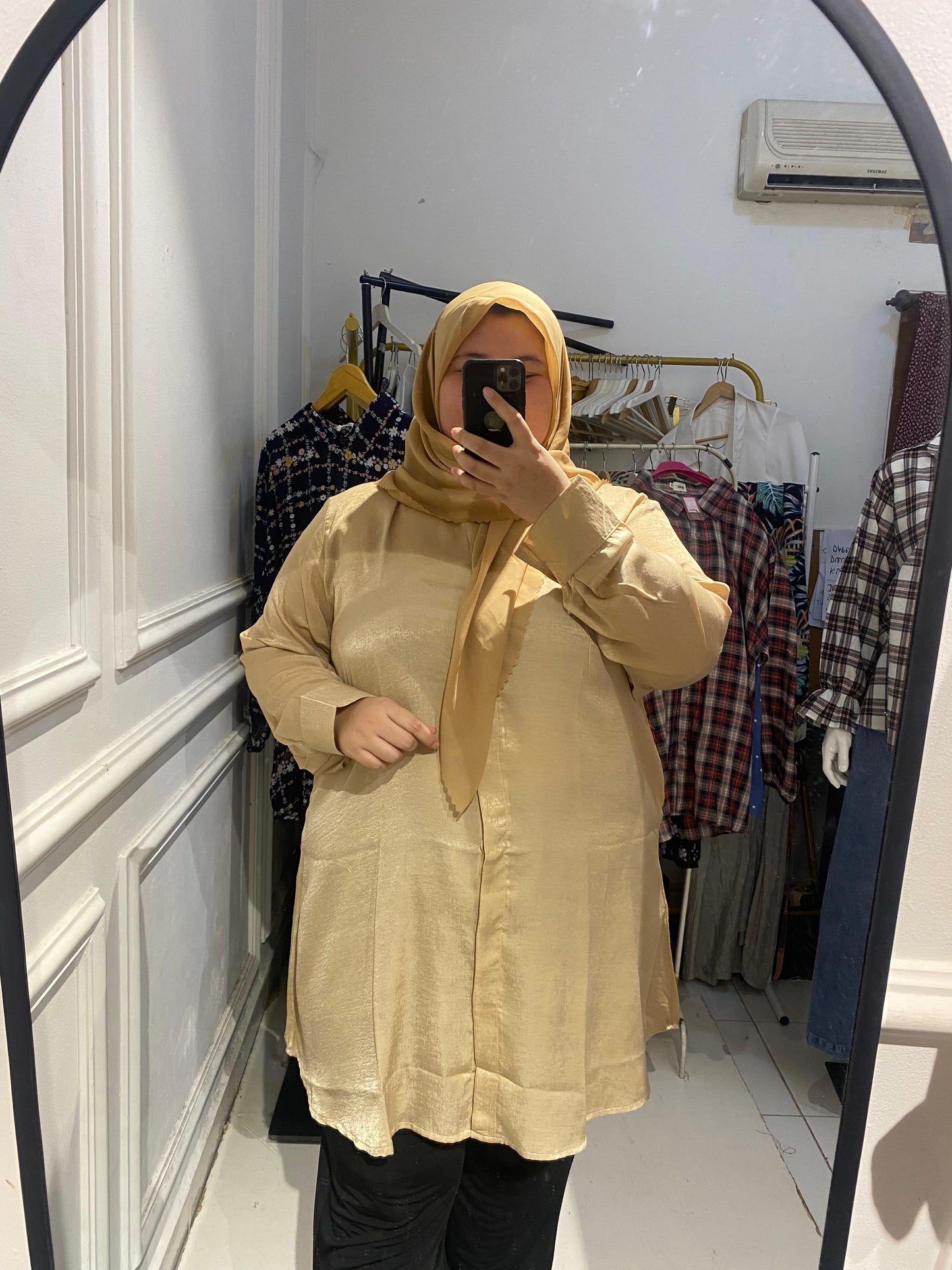 Yomi Official - Kemeja Santorini | Coklat