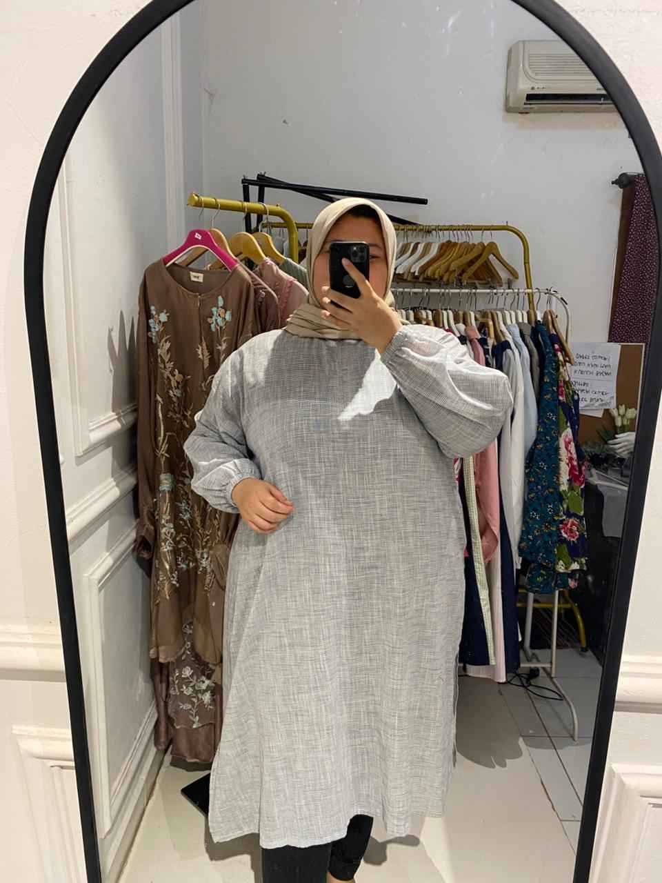 Yomi Official - Tunik Almeera| Stripe Abu