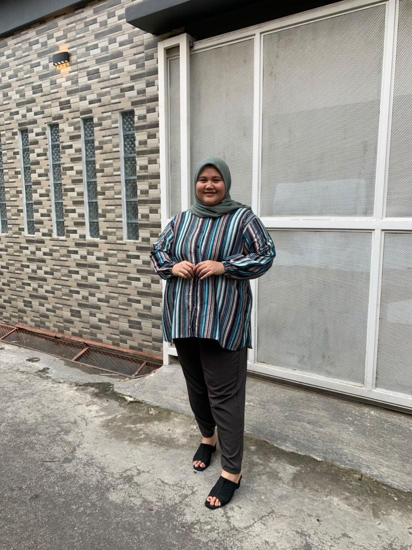 Kemeja Jumbo Silk Roberto Orchid