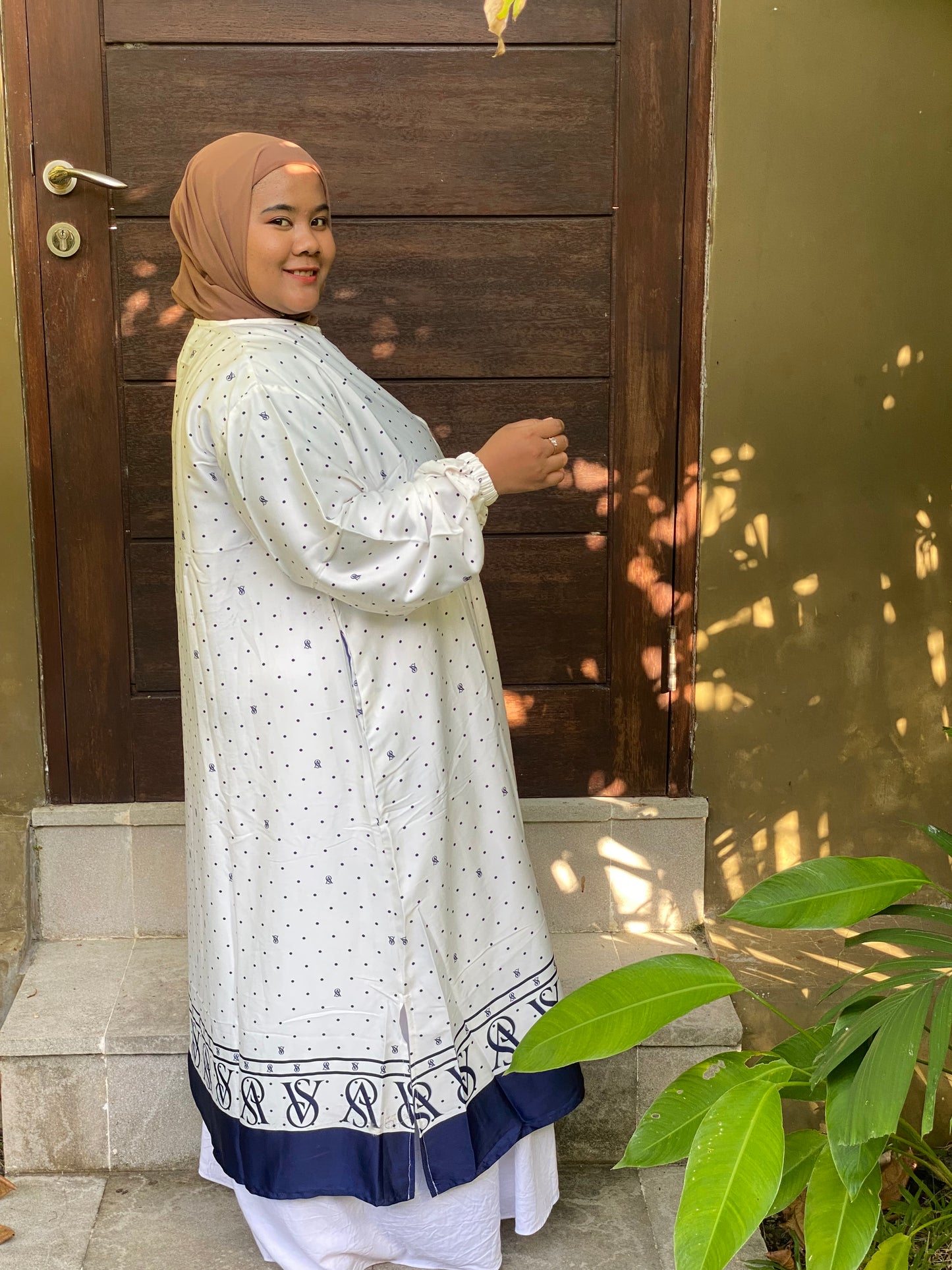 Tunik Jumbo Import Polkadot