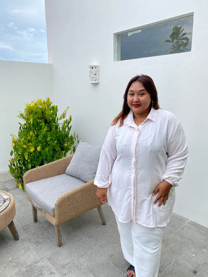 Kemeja Jumbo Garmen Pink