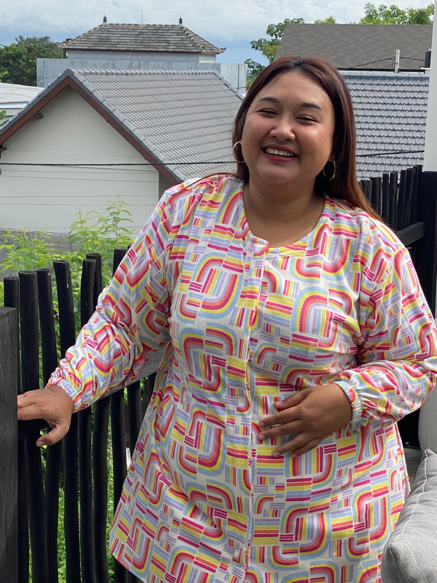 Kaos Jumbo Pelangi