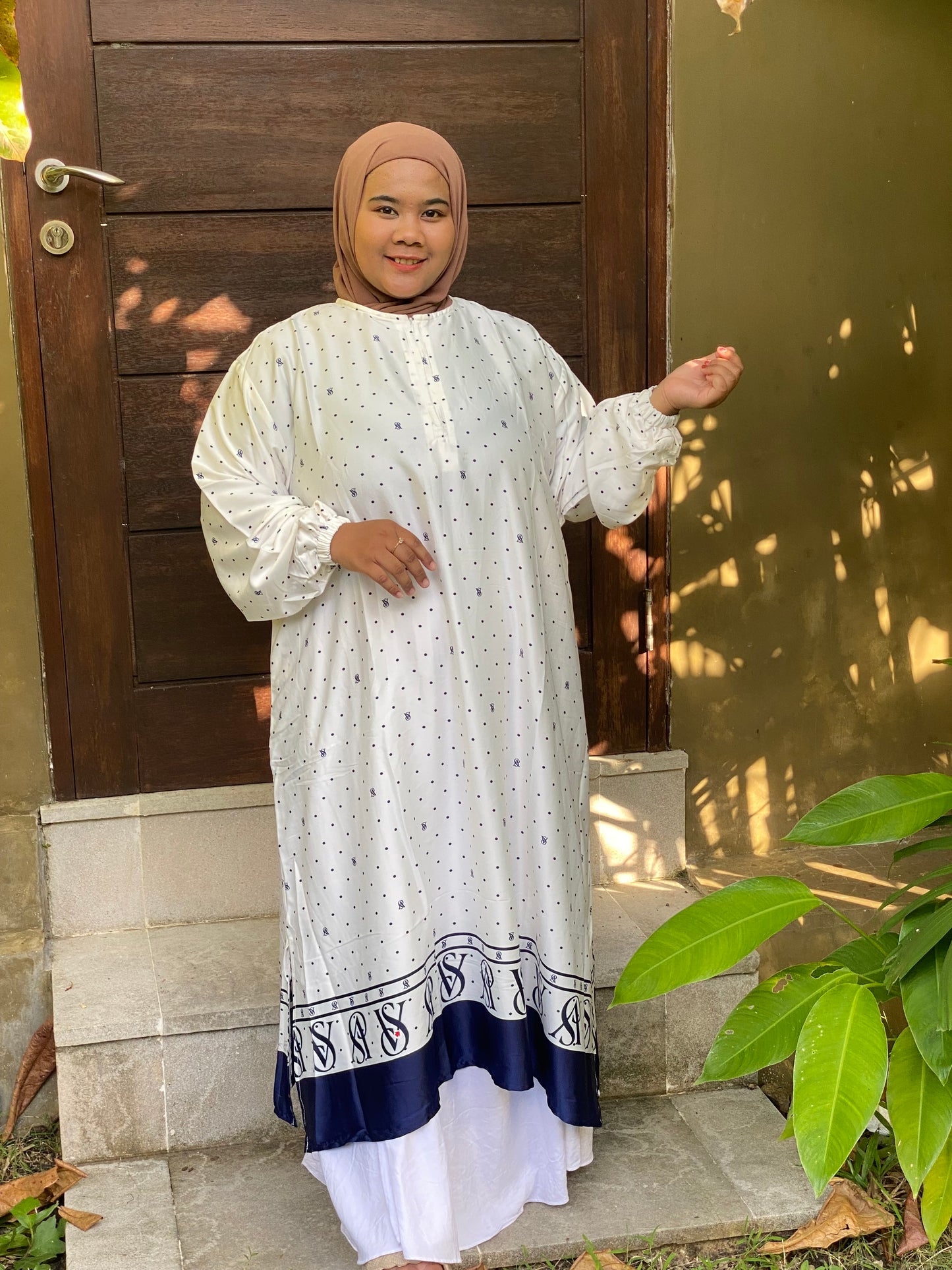 Tunik Jumbo Import Polkadot