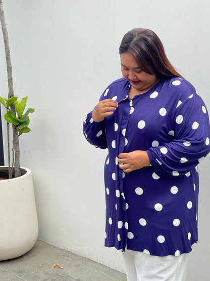 Kaos Jumbo Polkadot Navy
