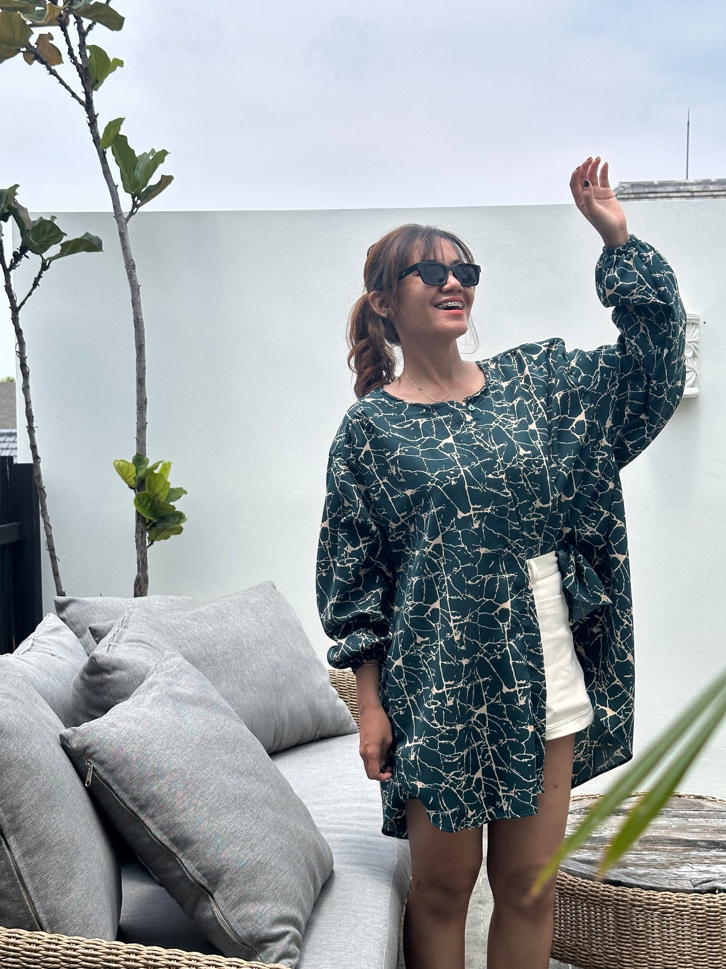 Kemeja Jumbo Tydie Hijau