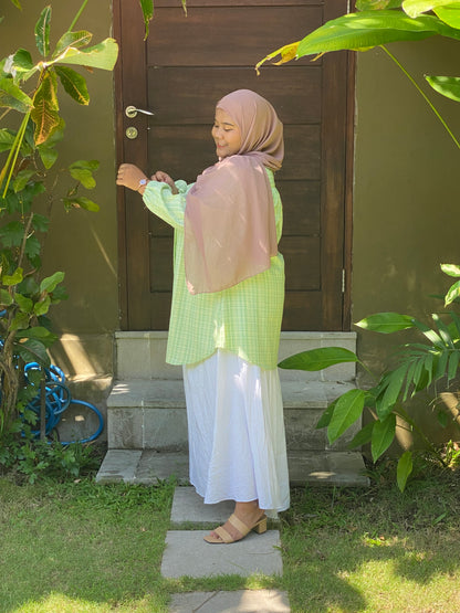 Kemeja Jumbo Korean Twill Hijau