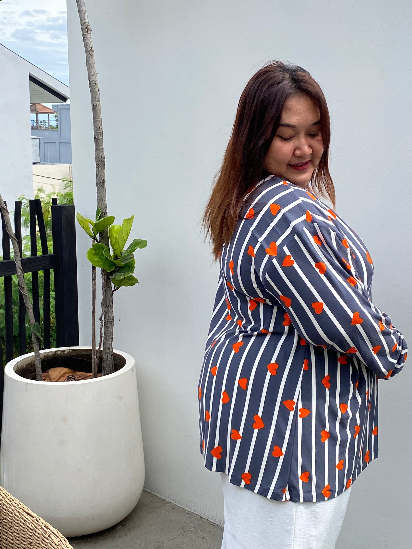 Kaos Jumbo Garis Love
