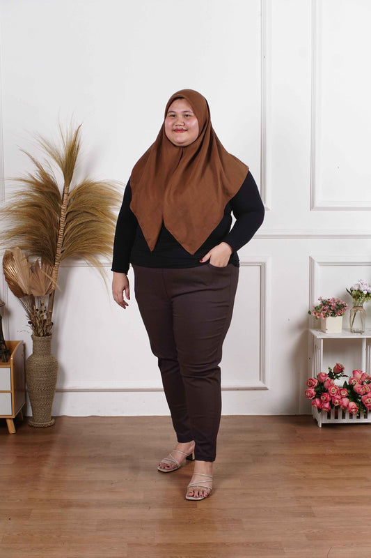 Jeans Coklat A002
