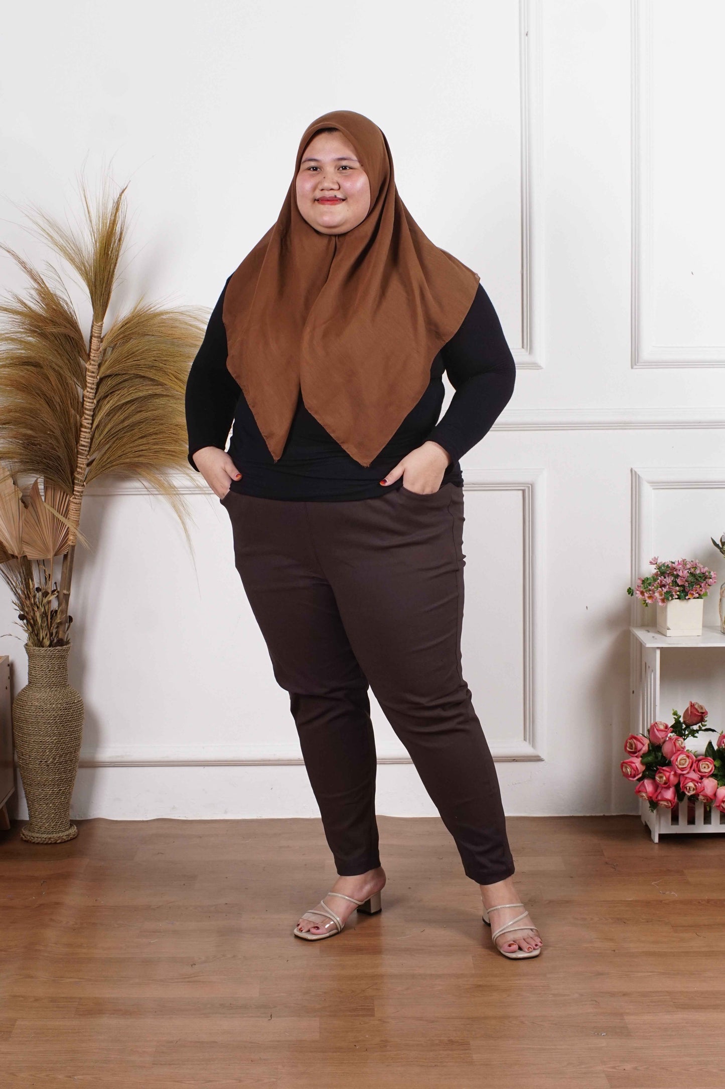 Jeans Coklat A002