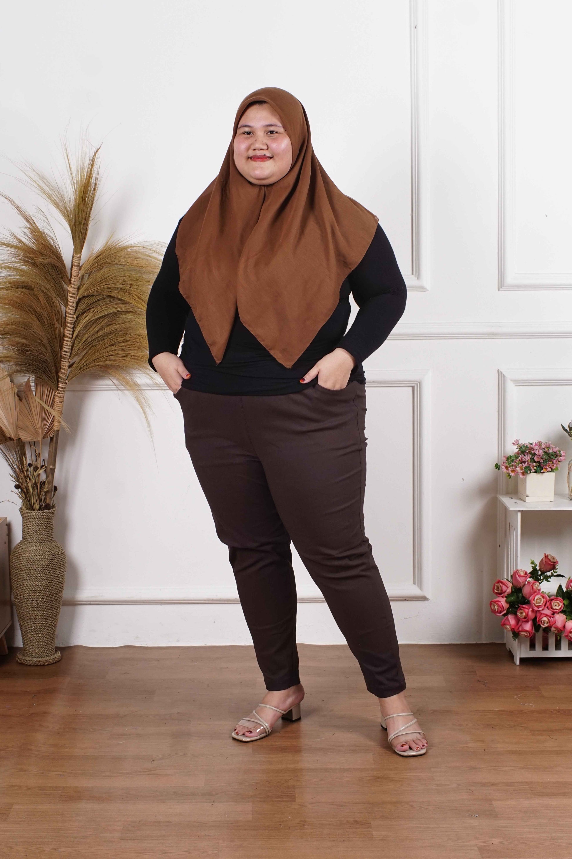 Jeans Coklat A002