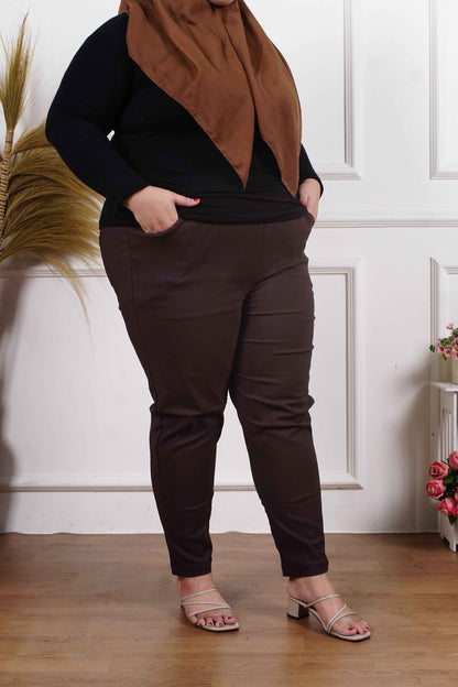 Jeans Coklat A002