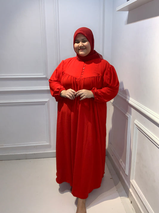 Gamis Jumbo Airflow Red