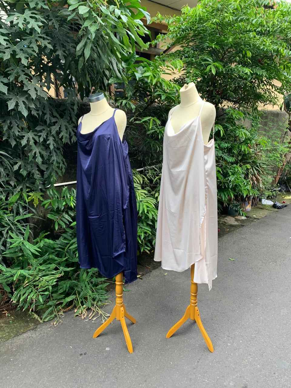 Long Dress Jumbo Julia Navy