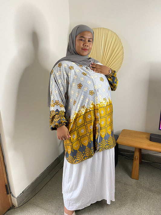 Kemeja Jumbo Batik Etnik Tissue
