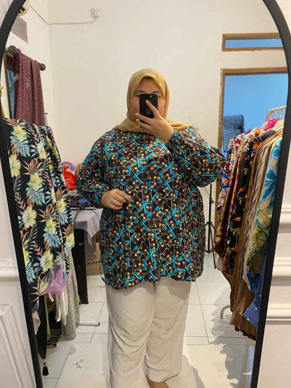 Yomi Official - Kemeja Katun VIP | Mona Lisa