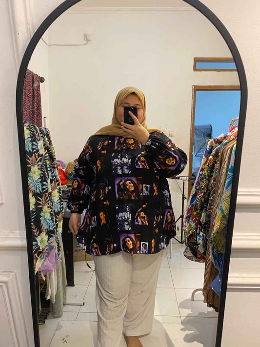 Yomi Official - Kemeja Katun VIP | Bob Marley