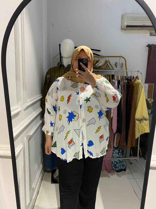 Yomi Official -  Kemeja Rayon | Cartoon