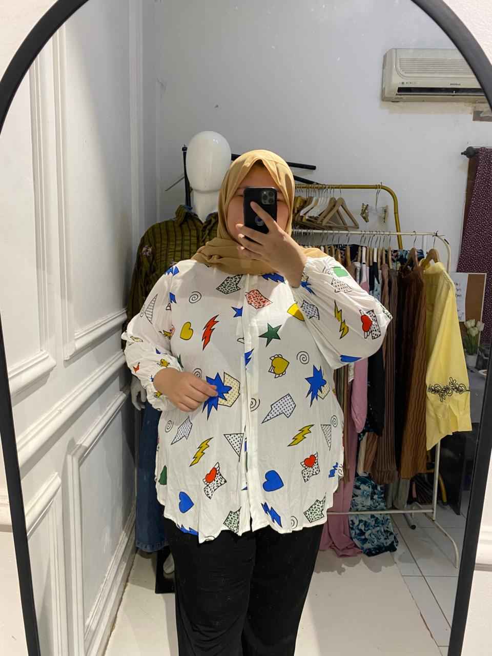 Yomi Official -  Kemeja Rayon | Cartoon