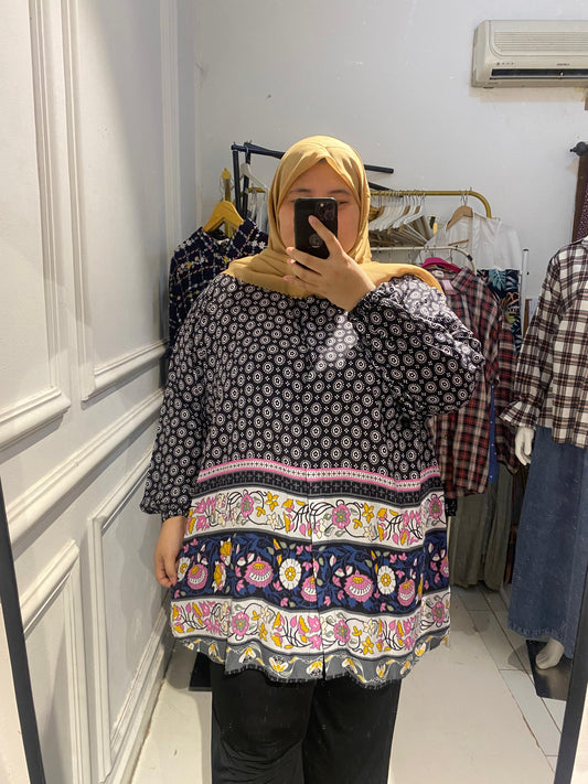 Yomi Official - Kemeja Aleaa | Etnic Bloom