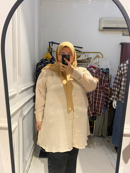 Yomi Official - Kemeja Santorini | Khaki