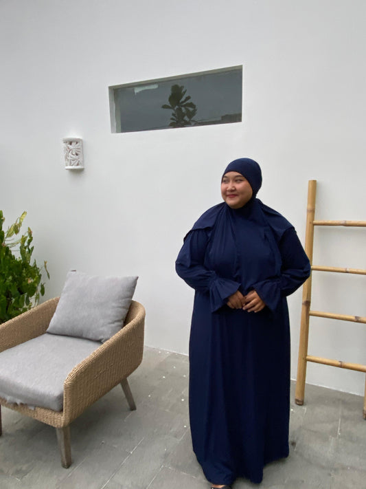 Yomi Official - Gamis Syar’i Dubai | Navy