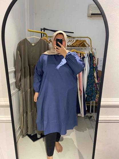 Yomi Official - Tunik Almeera| Denim Stripe