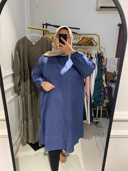 Yomi Official - Tunik Almeera| Denim Stripe