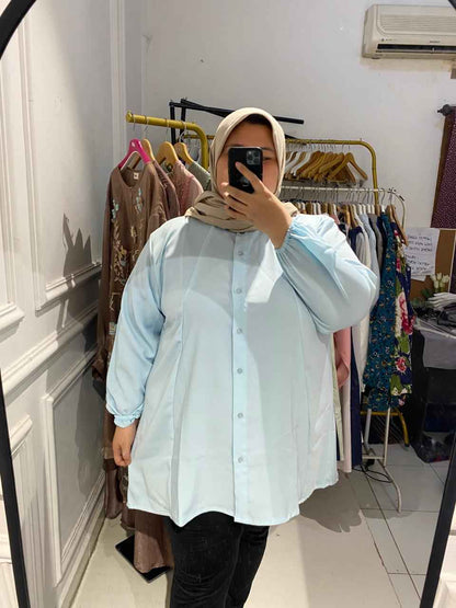 Yomi Official - Kemeja Dubai | Baby Blue