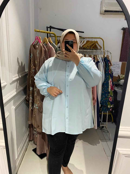 Yomi Official - Kemeja Dubai | Baby Blue
