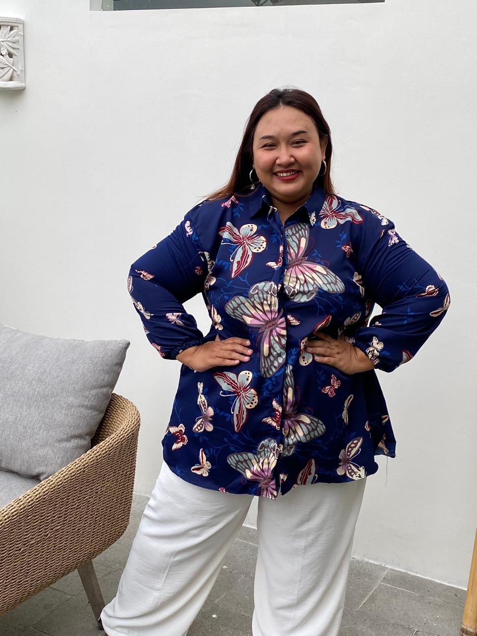 Yomi Official - Dea Blouse | Kemeja Bigsize