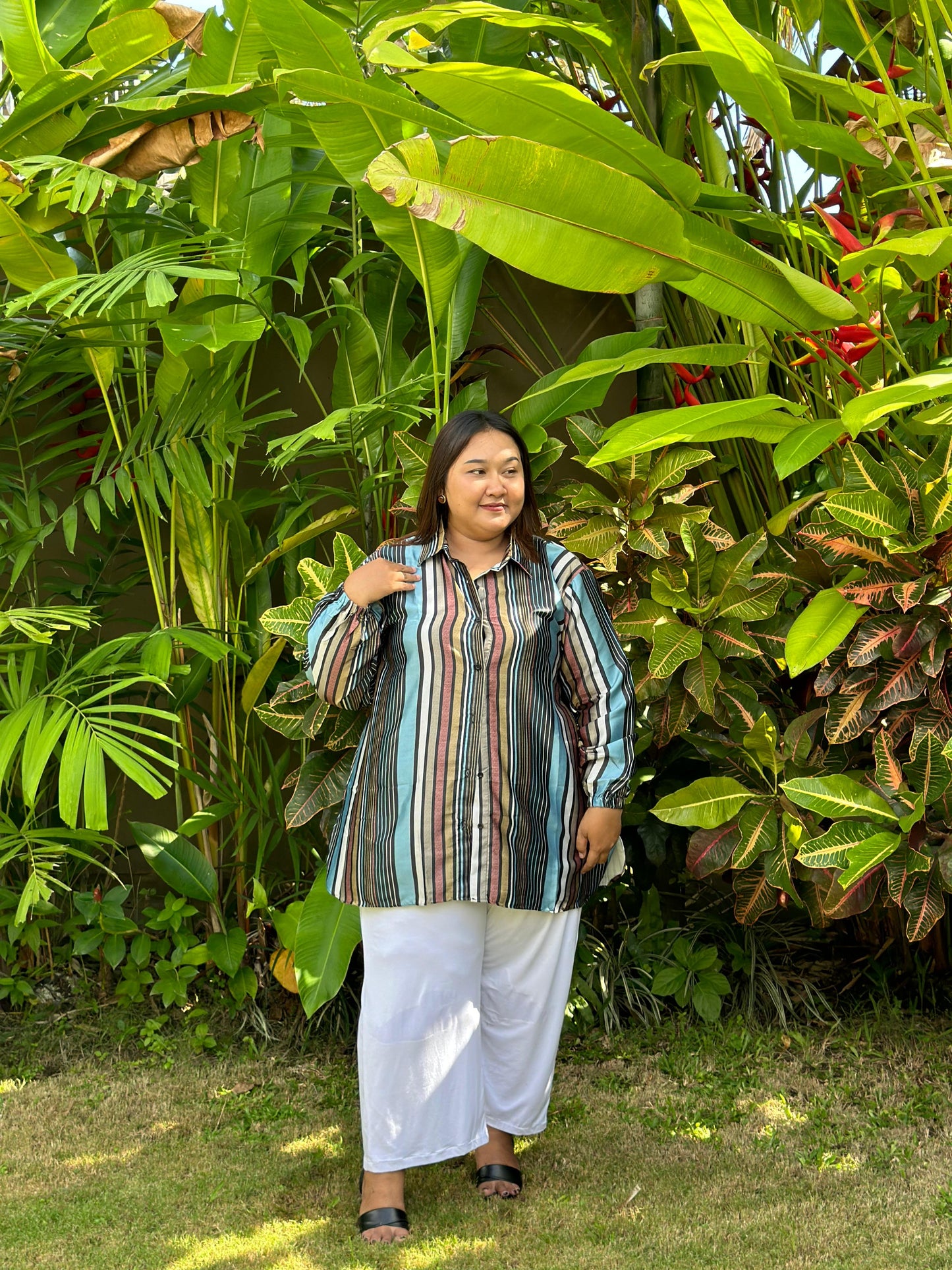 Yomi Official - Kemeja Silk Roberto | Orchid