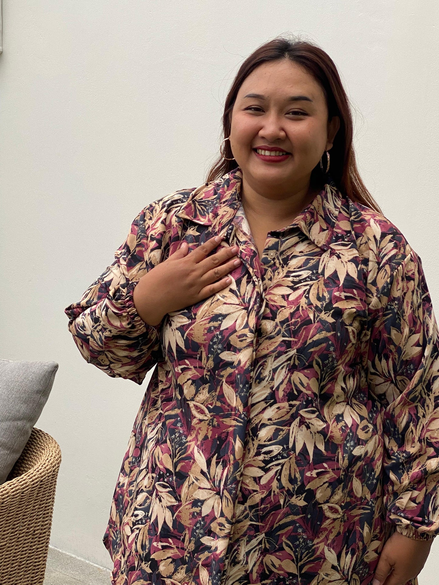 Yomi Official - Kemeja Vellena | Rose Marry