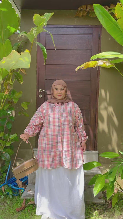 Kemeja Classy Amelia Mix Jumbo