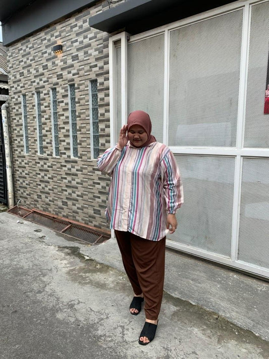 Kemeja Jumbo Silk Roberto Vibrant