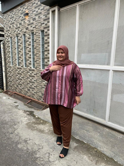 Kemeja Jumbo Silk Roberto Luxe